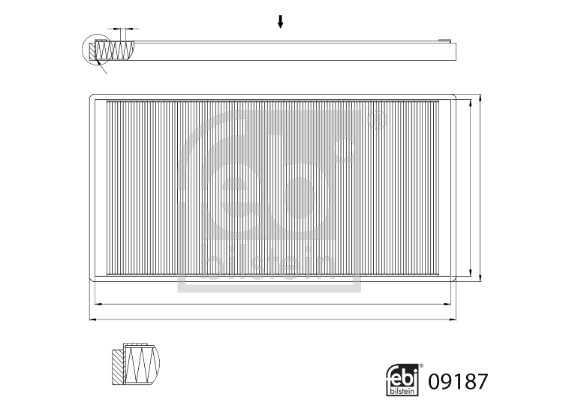 Filtru, aer habitaclu 09187 FEBI BILSTEIN