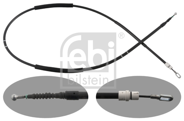 Cablu, frana de parcare 100563 FEBI BILSTEIN