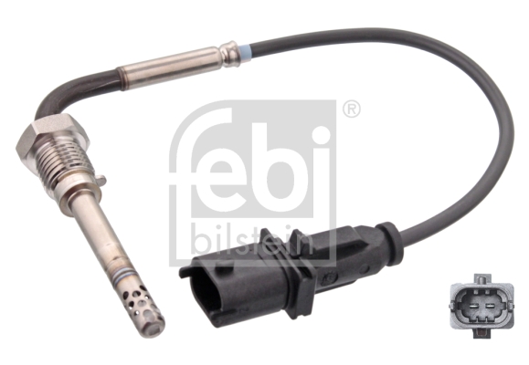 Senzor, temperatura gaze evacuare 100820 FEBI BILSTEIN