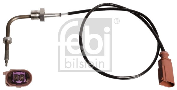 Senzor, temperatura gaze evacuare 109686 FEBI BILSTEIN