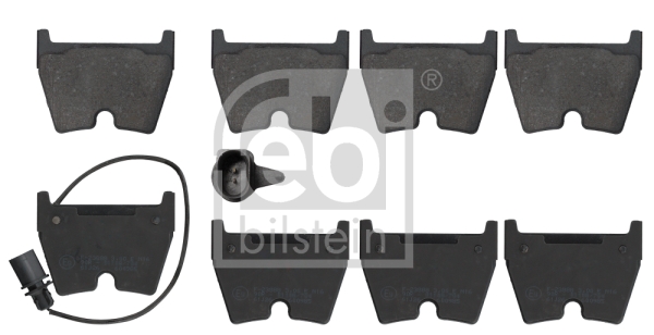set placute frana,frana disc 116024 FEBI BILSTEIN