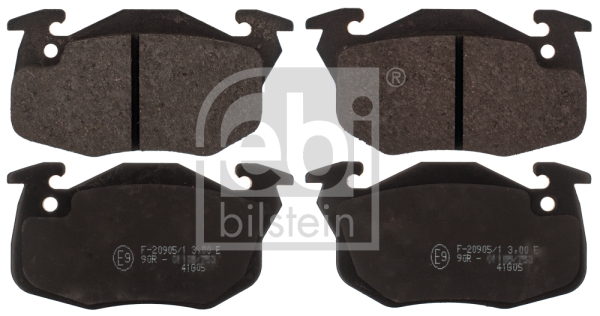 set placute frana,frana disc 116043 FEBI BILSTEIN