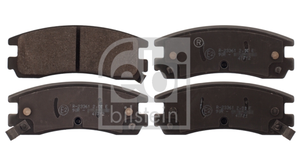 Set placute frana,frana disc 116154 FEBI BILSTEIN