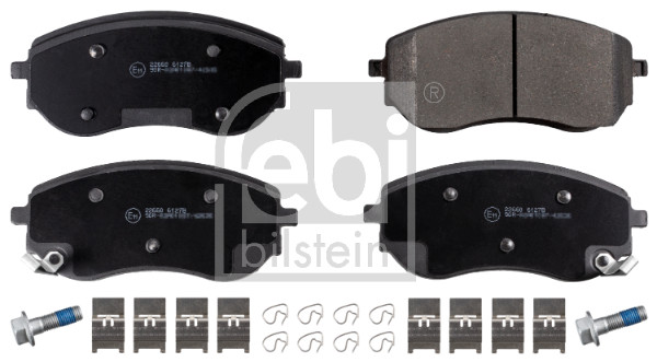 Set placute frana,frana disc 116229 FEBI BILSTEIN