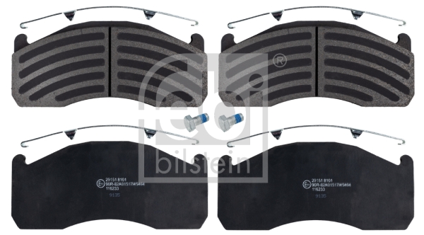 set placute frana,frana disc 116233 FEBI BILSTEIN