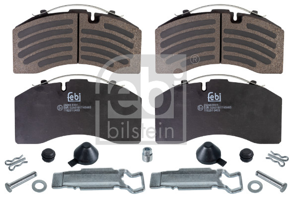 Set placute frana,frana disc 116251 FEBI BILSTEIN