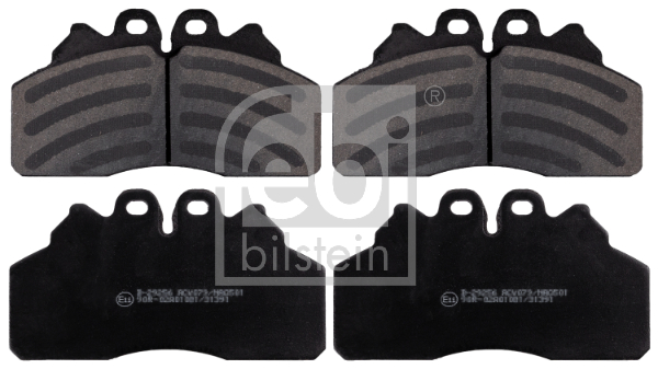 Set placute frana,frana disc 116258 FEBI BILSTEIN