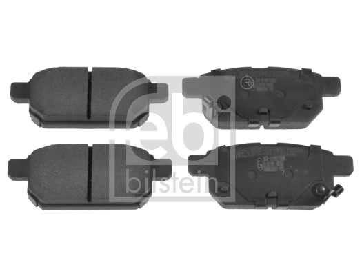 Set placute frana,frana disc 116313 FEBI BILSTEIN