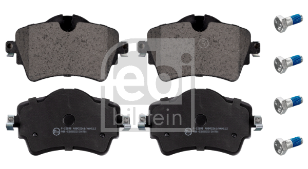 Set placute frana,frana disc 116345 FEBI BILSTEIN