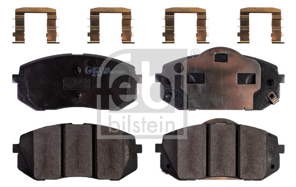 set placute frana,frana disc 116410 FEBI BILSTEIN