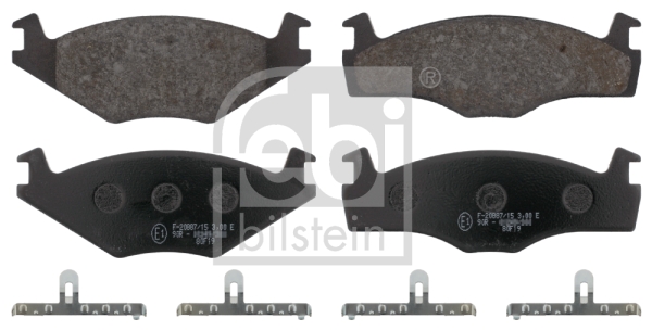 Set placute frana,frana disc 16076 FEBI BILSTEIN