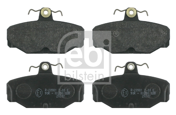 set placute frana,frana disc 16169 FEBI BILSTEIN