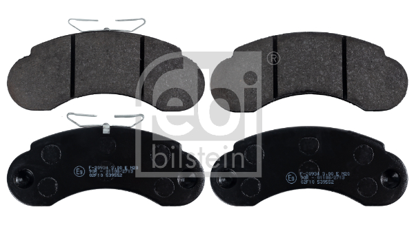 set placute frana,frana disc 16250 FEBI BILSTEIN