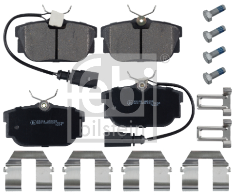 Set placute frana,frana disc 16408 FEBI BILSTEIN