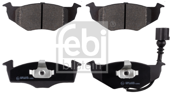 Set placute frana,frana disc 16482 FEBI BILSTEIN