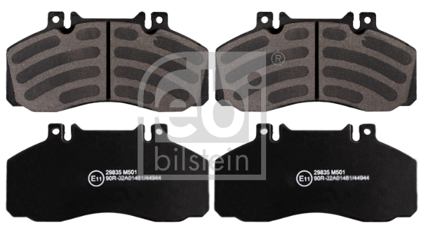 Set placute frana,frana disc 16566 FEBI BILSTEIN