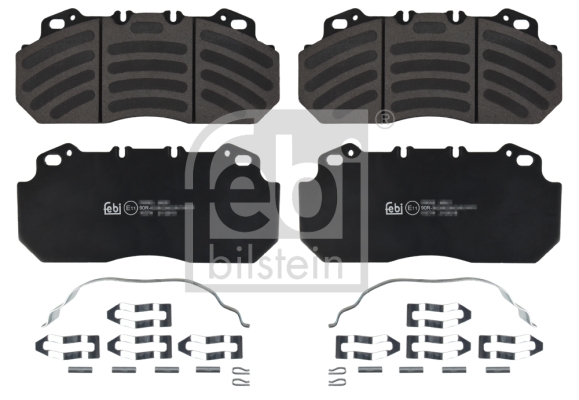 Set placute frana,frana disc 16574 FEBI BILSTEIN