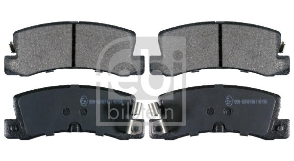 set placute frana,frana disc 16580 FEBI BILSTEIN