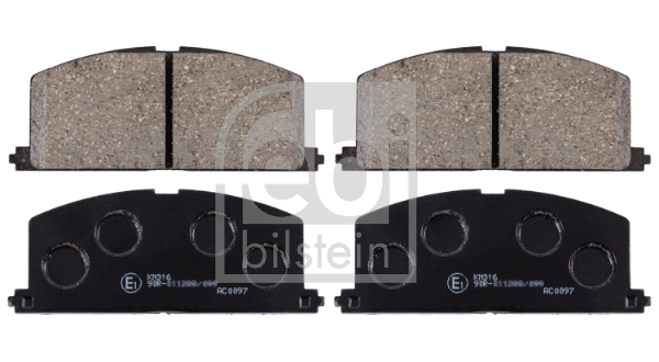 set placute frana,frana disc 16581 FEBI BILSTEIN