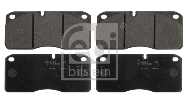 set placute frana,frana disc 16595 FEBI BILSTEIN