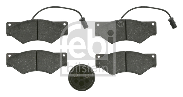set placute frana,frana disc 16600 FEBI BILSTEIN