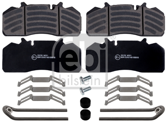 Set placute frana,frana disc 16638 FEBI BILSTEIN