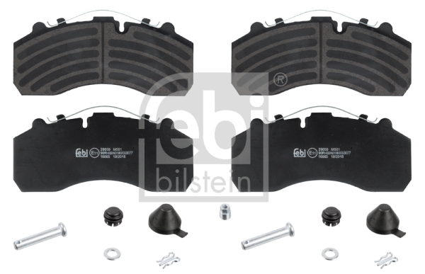 Set placute frana,frana disc 16665 FEBI BILSTEIN