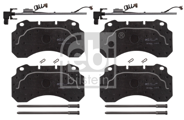 set placute frana,frana disc 16685 FEBI BILSTEIN