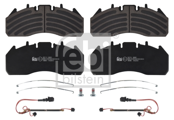 Set placute frana,frana disc 16690 FEBI BILSTEIN