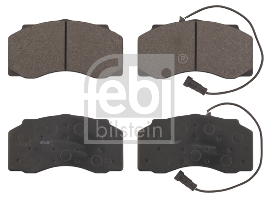 Set placute frana,frana disc 16691 FEBI BILSTEIN
