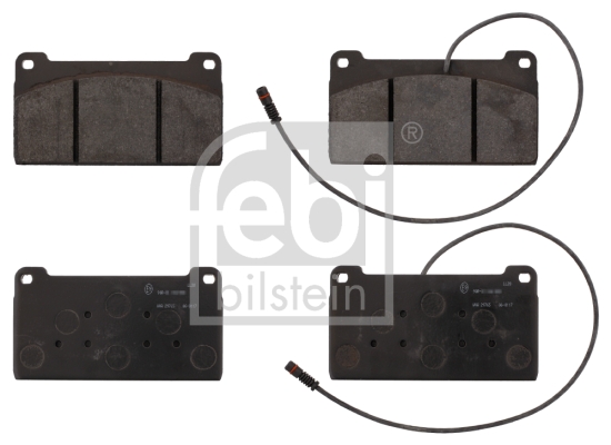 Set placute frana,frana disc 16696 FEBI BILSTEIN