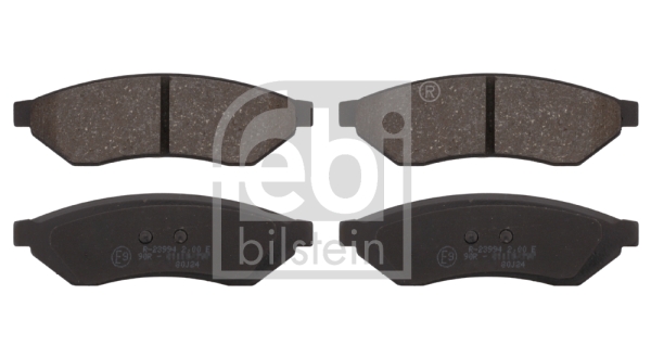 set placute frana,frana disc 16722 FEBI BILSTEIN