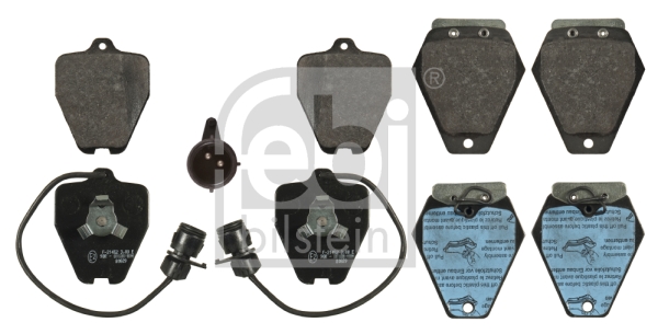 set placute frana,frana disc 16762 FEBI BILSTEIN