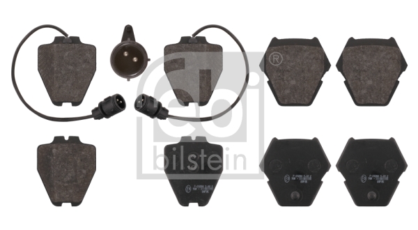 set placute frana,frana disc 16763 FEBI BILSTEIN