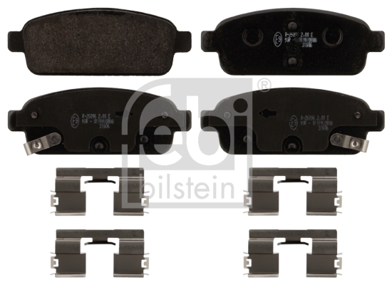 Set placute frana,frana disc 16894 FEBI BILSTEIN