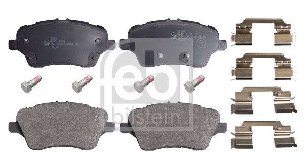 Set placute frana,frana disc 16940 FEBI BILSTEIN