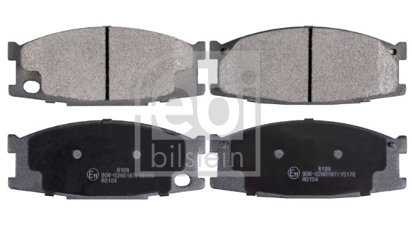 set placute frana,frana disc 16949 FEBI BILSTEIN