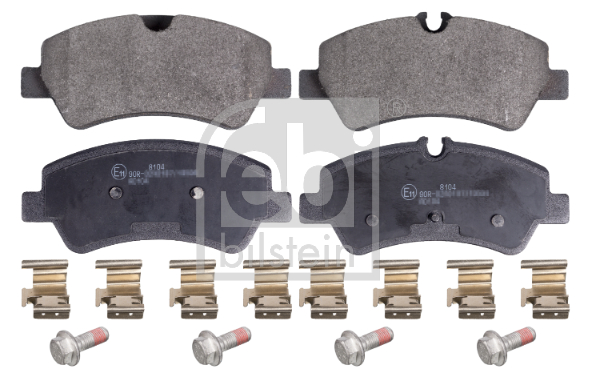 Set placute frana,frana disc 16963 FEBI BILSTEIN