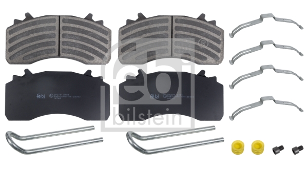 Set placute frana,frana disc 16968 FEBI BILSTEIN