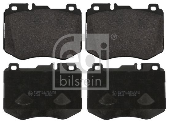 Set placute frana,frana disc 16986 FEBI BILSTEIN