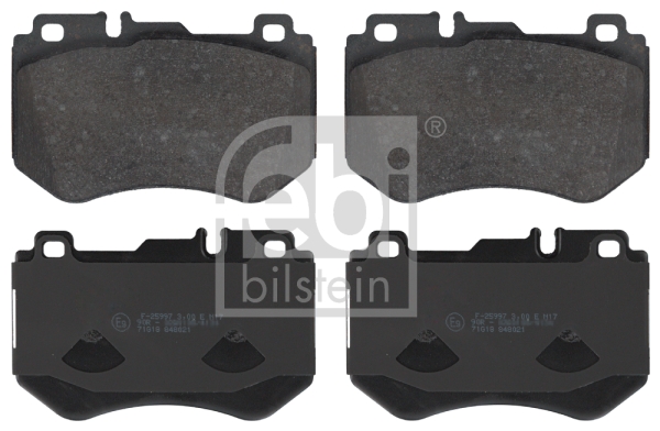 Set placute frana,frana disc 16987 FEBI BILSTEIN