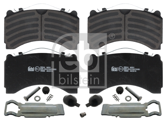 Set placute frana,frana disc 16996 FEBI BILSTEIN