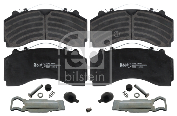 Set placute frana,frana disc 16997 FEBI BILSTEIN