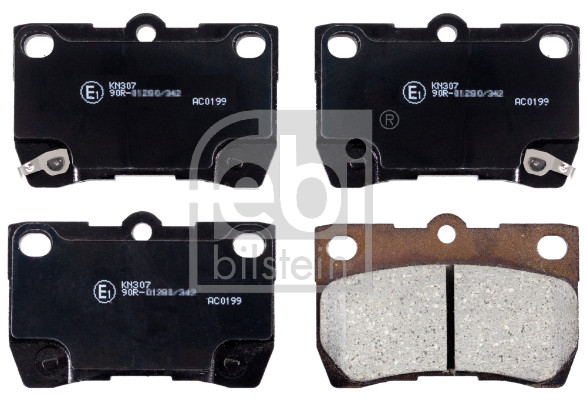 Set placute frana,frana disc 170295 FEBI BILSTEIN