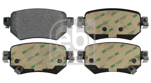 Set placute frana,frana disc 170664 FEBI BILSTEIN