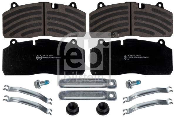 Set placute frana,frana disc 171428 FEBI BILSTEIN