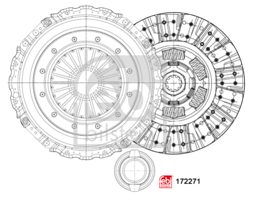 Set ambreiaj 172271 FEBI BILSTEIN