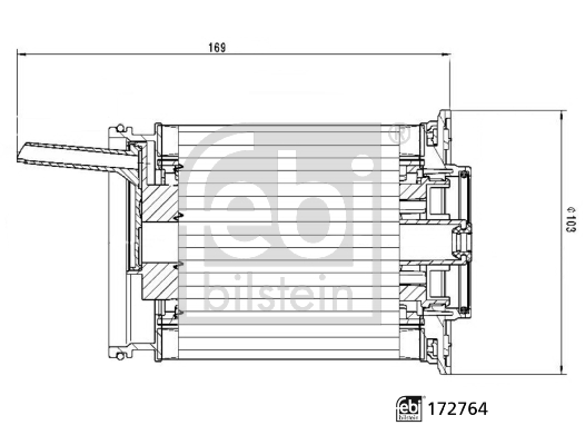 Filtru combustibil 172764 FEBI BILSTEIN