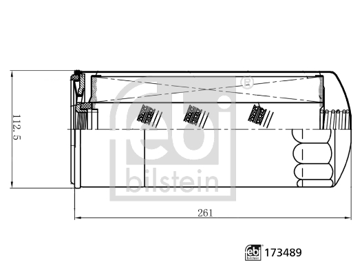 Filtru ulei 173489 FEBI BILSTEIN