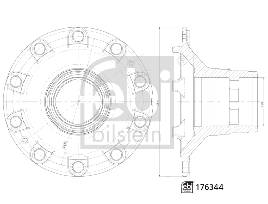 Butuc roata 176344 FEBI BILSTEIN